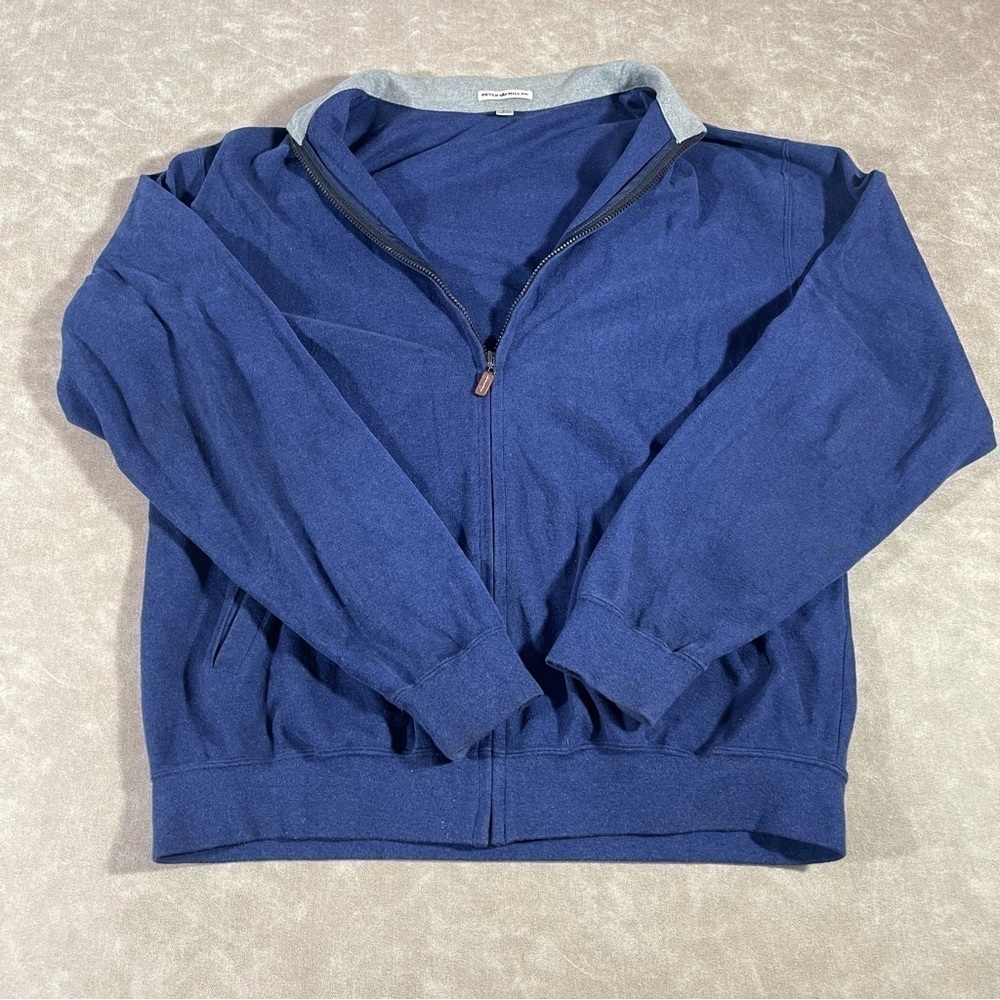 Peter Millar‎ Full Zip Blue Men’s Jacket Size XL